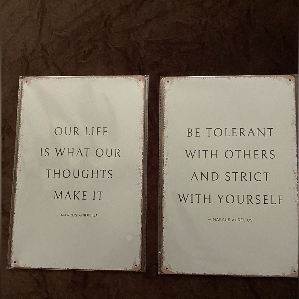 Inspirational Quote Wall Art Set. 8 x 12